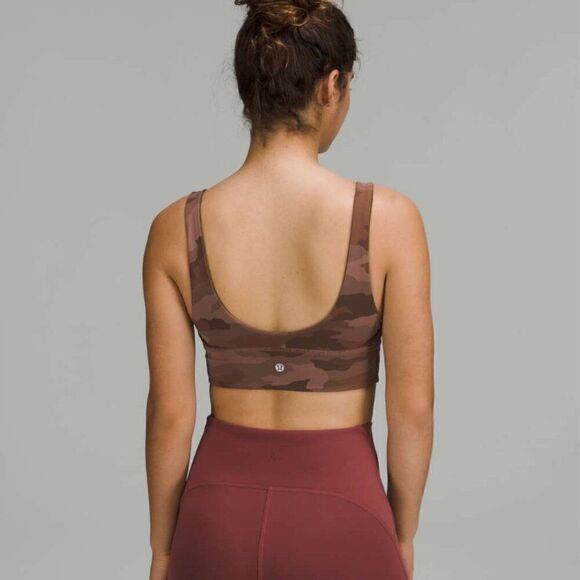 Lululemon Align brown reversible camouflage sport bra size 8. NWOT - Picture 3 of 16
